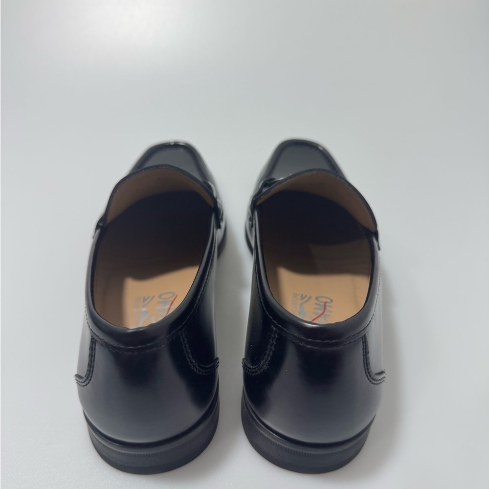 Ferragamo Grandioso Patent Leather Loafers Black Men’s Size 6 - Picture 3 of 8